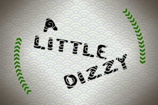 A Little Dizzy: Playful Display Font for Striking Campaign Visuals