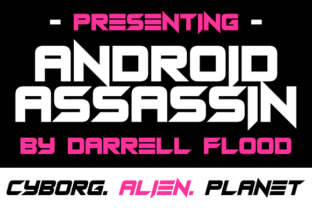 Android Assassins: A Bold Font Choice for Modern Branding
