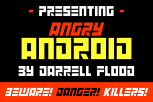 Angry Android Font: A Futuristic Typeface for Bold Branding