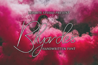 Bilyardeis: A Handwritten Font for Elegant Web Design