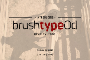 Brushtype Od: A Display Font That Elevates Brand Identity Projects