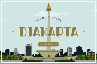 Djakarta: A Handwritten Display Font for Elegant Editorial Design