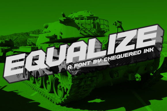 Equalize: A Big, Tough Font Ready for War in Your Design Projects