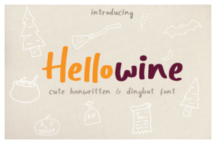 Hellowine: A Cute Handwritten Font for Modern Web Design Projects
