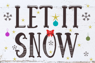 Let It Snow: The Ultimate Winter-Themed Display Font for Festive Campaigns