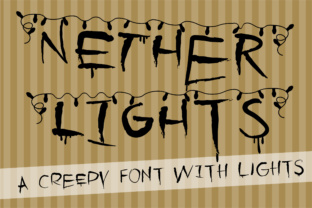 Nether Lights: A Drippy-Paint Font for Festive Editorial Design