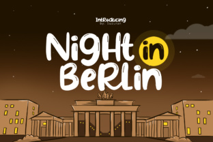 Night in Berlin: A Striking Display Font for Bold Branding and Scroll-Stopping Graphics