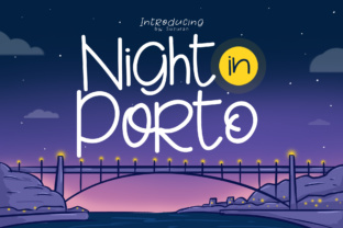 Night in Porto: A Playful Display Font for Crafters and Sellers