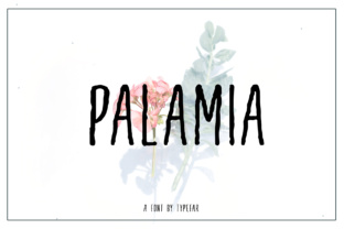 Palamia Font Review: A Striking Display Typeface for Bold Branding Projects