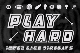 Play Hard: A Sportive Font for Dynamic Editorial Design