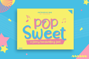 Pop Sweet: A Playful Display Font for Editorial and Digital Design Projects