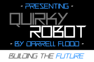 Quirky Robot: A Sharp, Futuristic Font for Modern Editorial Design