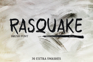 Rasquake: A Bold Display Font for Dynamic Editorial Design