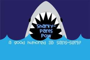 Sharkypants Pow: Bold 3D Font for Scroll-Stopping Digital Marketing