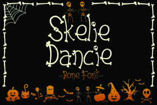 Skelie Dancie: A Halloween-Themed Font for Festive Branding