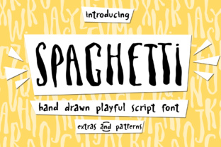 Spaghetti Font: A Playful Script for Creative Branding Projects