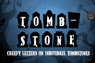 Tombstone: A Creepy Serif Font for Bold Display Designs