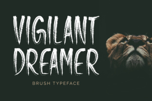 Vigilant Dreamer: A Fresh Brush Font for Bold Brand Designs